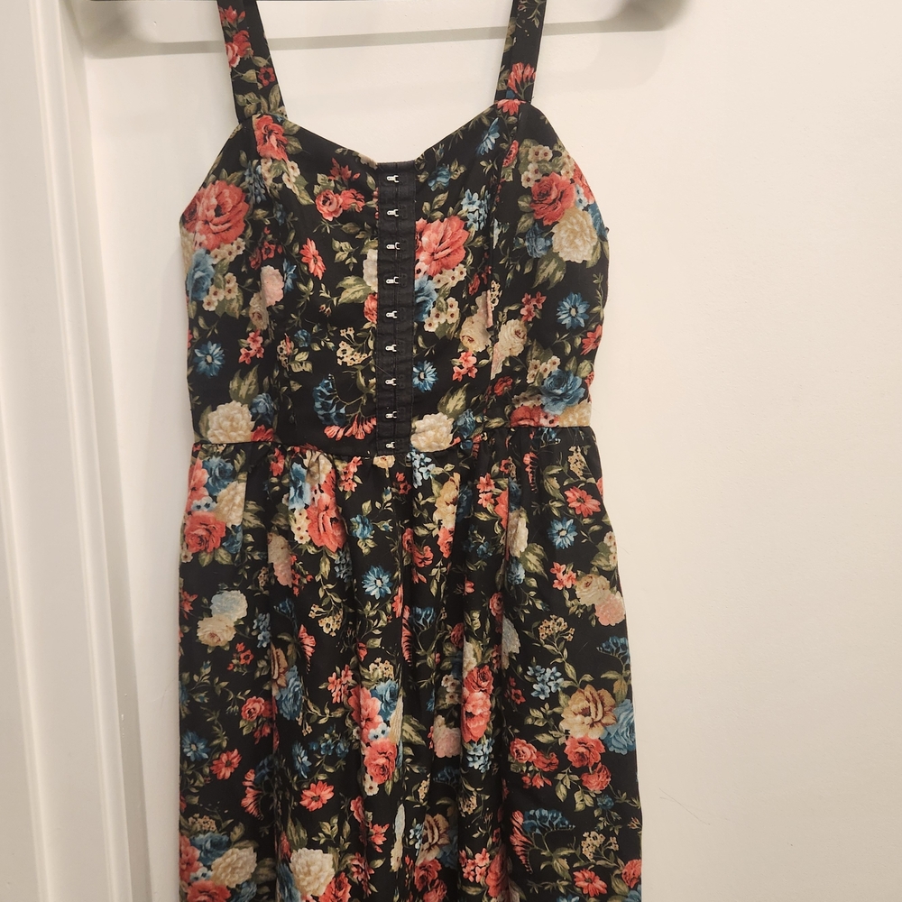 Xhilaration Multicolor Smocked Dress